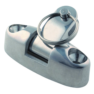 Bainbridge Universal Deck Hinge Complete Stainless Steel With Q/R Pin