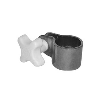 Bainbridge Canopy Hand Clamp For 20mm Tube Stainless Steel With White Knob
