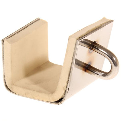Stainless Square Fender Hook with Eye - FENDER HOOK SS