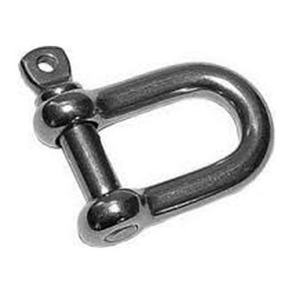 Shackle Stainless Steel 'D' 4mm - 68504PC