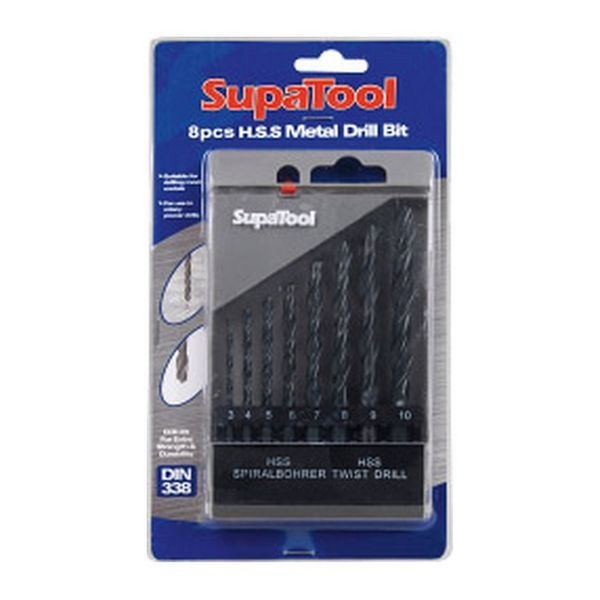 Drill Bit Set (HSS) 3-10mm - 638002