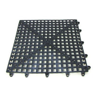 Tile Deck Black 300mm Sq - DECK TILE BLACK