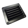 Vent Black Plastic Louvre 5 1/2 x 4 7/8 - 13575-BK