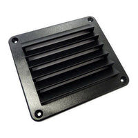 Vent Black Plastic Louvre 5 1/2 x 4 7/8 - 13575-BK