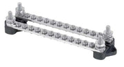 BEP BB-12W-2NC Multi Purpose Bus Bar, 12 Way/100A x 2 - No Cover