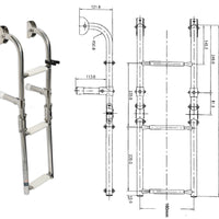 Boarding Ladder Fits Some Zodiac Ribs -Z61834  (previously Z1383)
