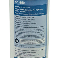 Filter Cartridge for sediment, chlorine taste & odour reduction in Single Carbonators - Flojet C1-2500000
