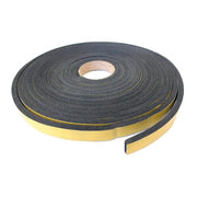 Window & Door Foam EPDM Double Sided Adhesive 12 x 6mm x 10 Mtrs Black