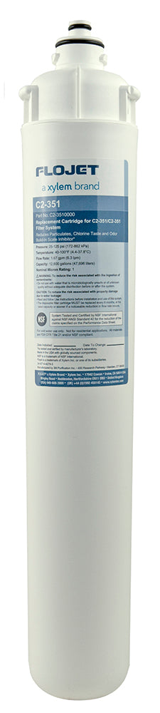 Filter Cartridge for sediment, chlorine taste & odour reduction. - Flojet C2-3500000