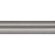 Curtain Pole 300cm (L) x 28mm Diameter Brushed Nickel