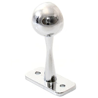 Chrome End Support for Wardrobe Rail Pk10 - W0054
