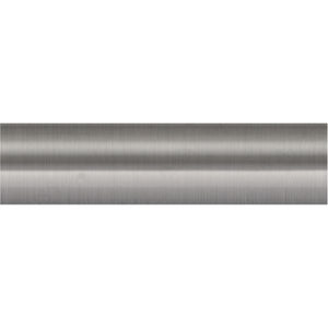 Curtain Pole 240cm (L) x 28mm Diameter Brushed Nickel