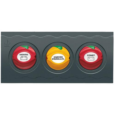 BEP CC-810 Contour Connect 3 Battery Switch Panel W-3 Disconnects