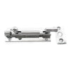 Barrel Bolt Chrome 3" Cranked - B1537