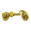 Silent Cabin Hook Brass 3" - B2550