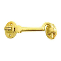 Silent Cabin Hook Brass 4" - B2551