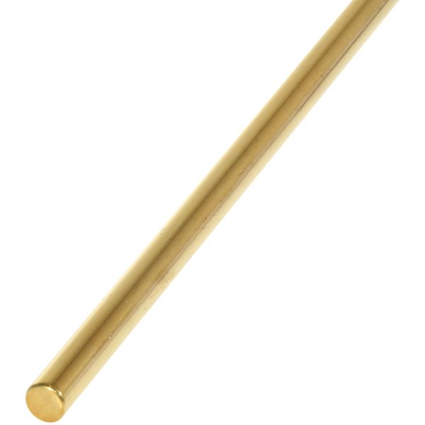 AG Curtain Rail 1/2" Diameter x 24" Brass 80137hollow