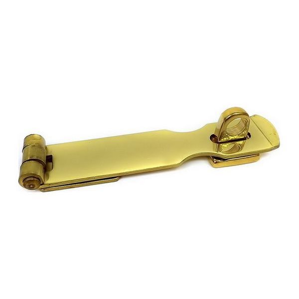 Hasp & Staple 4" Brass (AAA) - 50019-BP