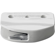 Clamcleat 4mm Racing Sail Edge Silver Cleat/White Case