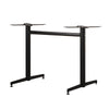 Malaga Outdoor Table Base Dining Height 715mm with Twin Legs Black