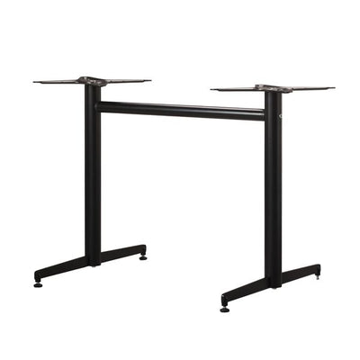 Malaga Outdoor Table Base Dining Height 715mm with Twin Legs Black