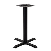 Phoenix Black Dining Table Base 720mm Small
