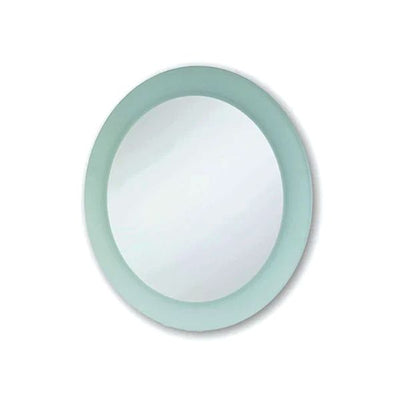 Round Wall Mirror with Frosted Border 400mm Diameter MR001