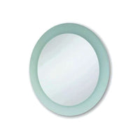 Round Wall Mirror with Frosted Border 400mm