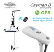 HASWING Cayman B /GPS, Bow Mount Electric Outboard Trolling Motor (White)