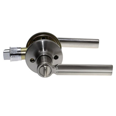 Handle Set Oval with Privacy Lock - W3636