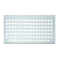 Air Vent 6-3/4" x 3-1/2" White Plastic - 6044