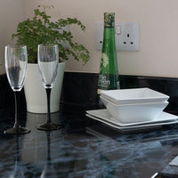 Self Adhesive Film Marble Black 67.5cm x 2m - 440005