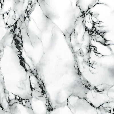 Self Adhesive Film Marble White 67.5cm x 2m - 440612