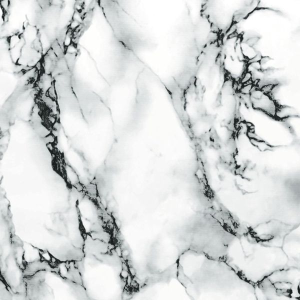 Self Adhesive Film Marble White 67.5cm x 2m - 440612