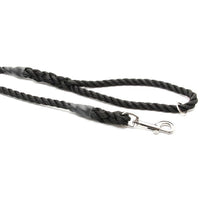 8mm Dog Lead with Clip 1.5m Black - 8MM CLIP LEAD 1.5M BLACK