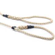 10mm Slip Dog Lead 1.5m Hemp - 10MM SLIP DOG LEAD 1.5M HEMP