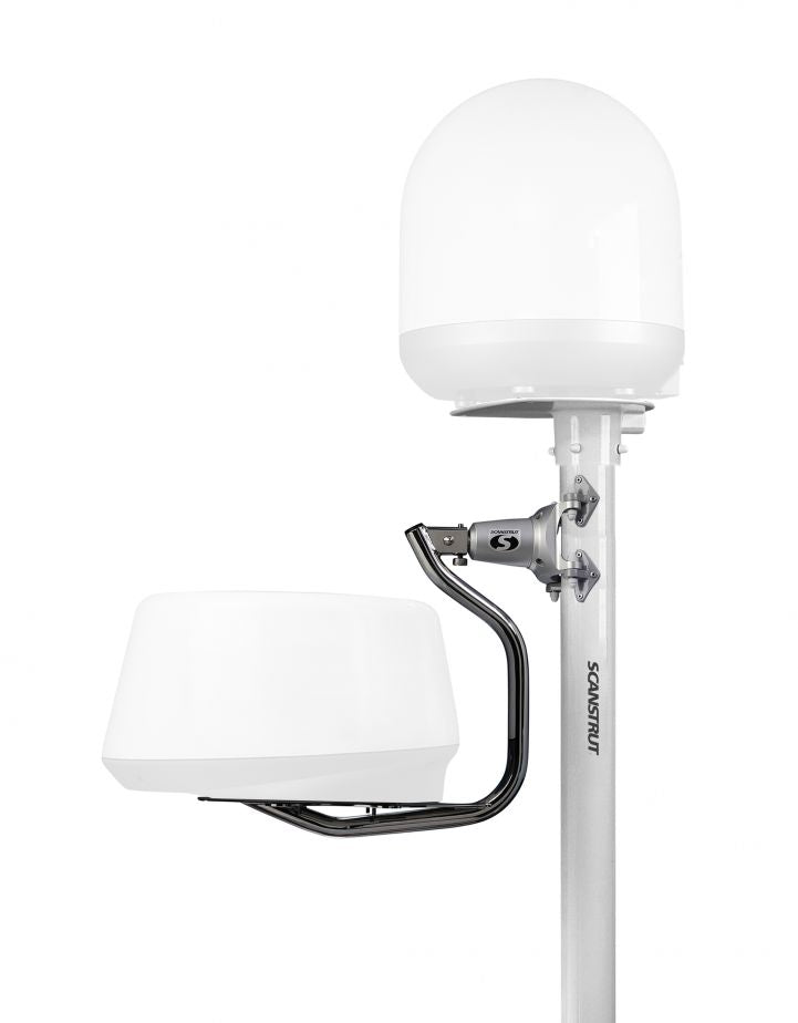 Scanstrut DLMP1-30F Dual self-levelling pole mount 2.5m / 8' 2In for radome and satcom