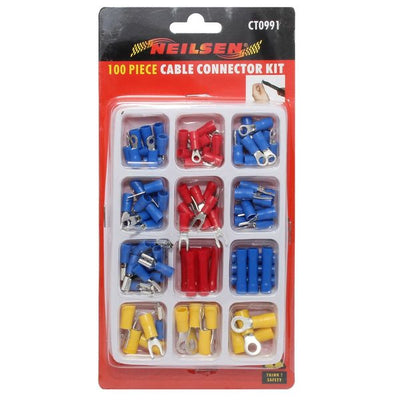 100 Piece Cable Connector Kit - CT0991