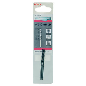 Bosch HSS Twist Point Teq Drill Bit 3mm Pk2