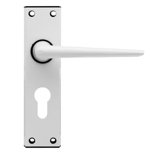 Ellbee Eurolock Door Handles White