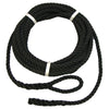 Rope Mooring 12mm x 8.5m Black - 12MM SYNTH ROPE BLK
