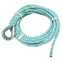 Rope Anchor 16mm x 8.5m Green Polyprop - ANCHOR ROPE
