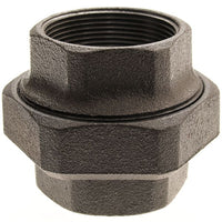 Mall Iron Pipe Union Black 2" BSP Female - MI32U-BST