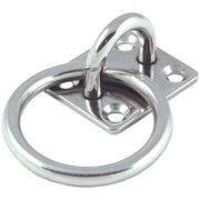 Proboat Stainless Steel Square Deck Plate with Ring