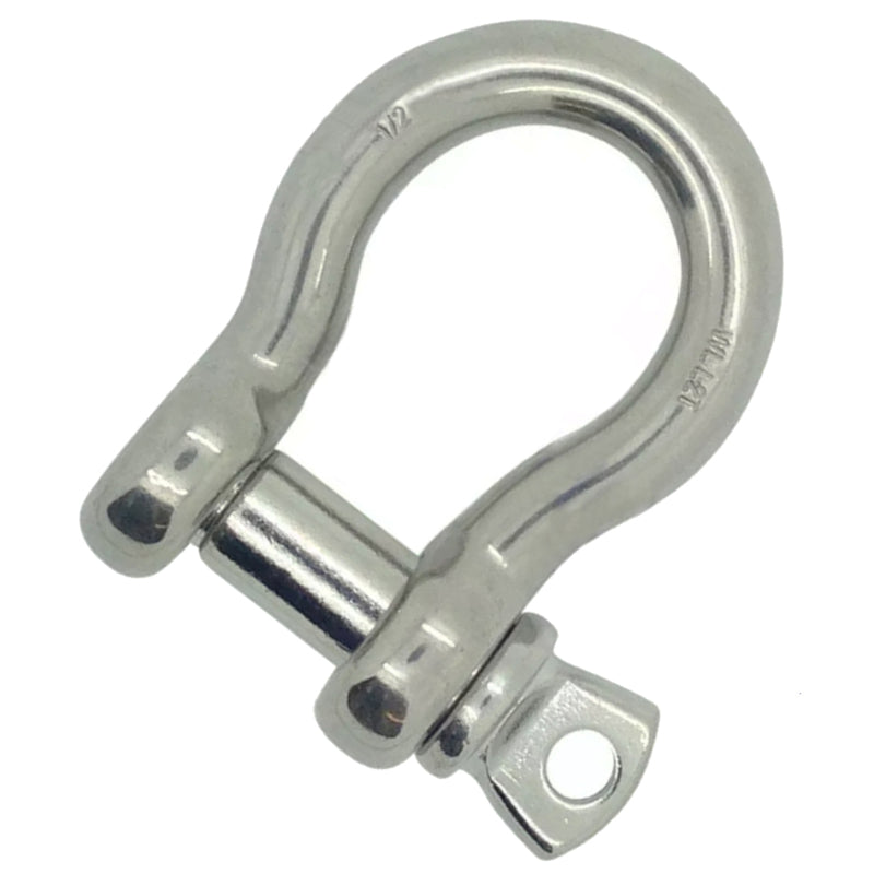 Proboat Standard Load Rated Stainless Steel Bow Shackles