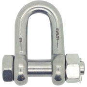 Proboat Standard Load Rated Stainless St Safety D Shackles