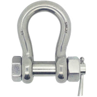 Proboat Standard Load Rated St St Safety Bow Shackles