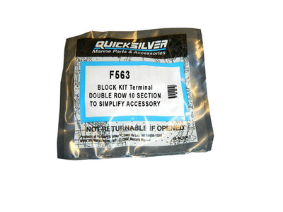 BLOCK KIT Terminal
DOUBLE ROW 10 SECTION TO SIMPLIFY ACCESSORY INSTALLATION. F563    Mercury Mariner Spares & Parts