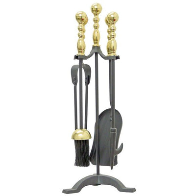 Westminster Companion Set Black and Brass - 1179