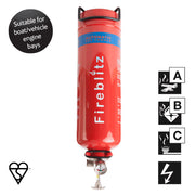 Auto Fire Extinguisher 1.0kg Dry Powder